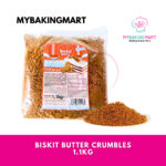 Biskit Butter Crumbles 1.1kg - Biscuit Cake Base Topping Crumb Ala Biscoff
