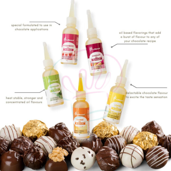 Myflavor Chocolate Flavouring Oil 50g - Image 2
