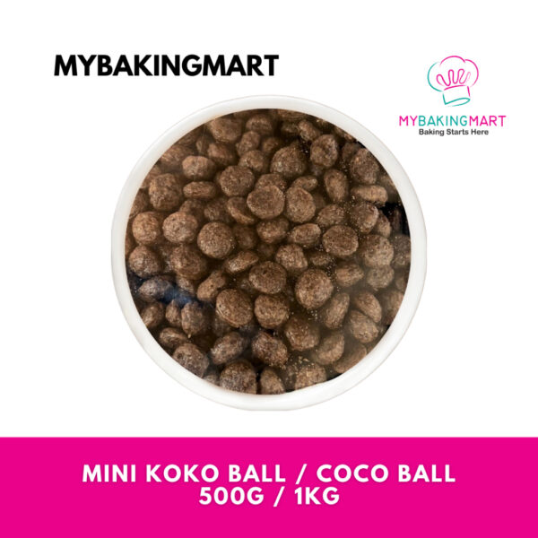 Mini Koko Ball / Coco Ball 500g /1kg - Cocoa Jar - Choco Jar