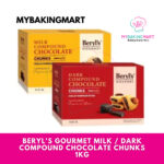 Beryl's Milk / Dark Chocolate Compound Chunk 1kg