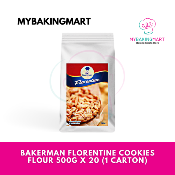 Florentine Cookies Flour 500g x 20 Packs (1 Carton) - Siebin / Bakerman - Image 3