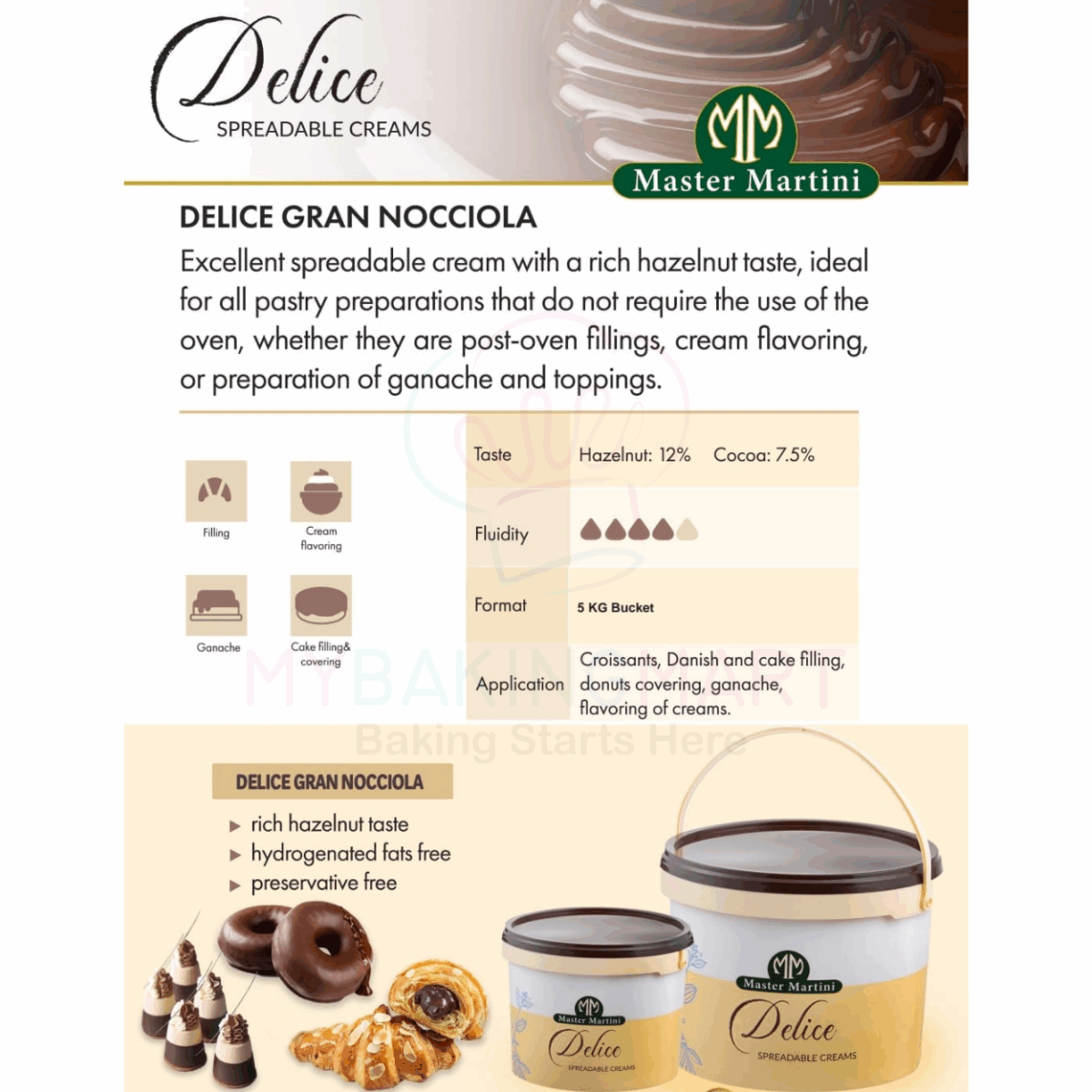 Master Martini Delice Spreadable Creams 5kg - Image 6