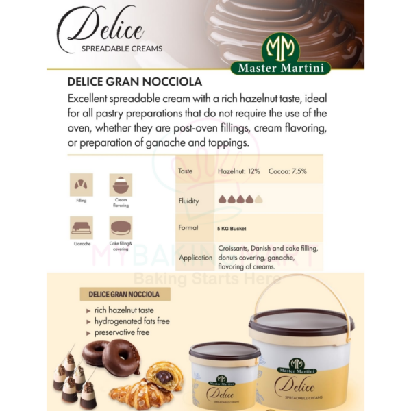 Master Martini Delice Spreadable Creams 5kg - Image 6