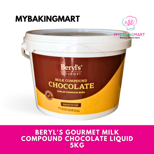 Beryl's Milk Compound Chocolate Liquid 5kg