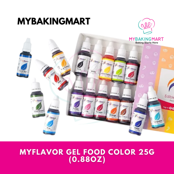 Myflavor Gel Food Colouring 25g (0.88oz)