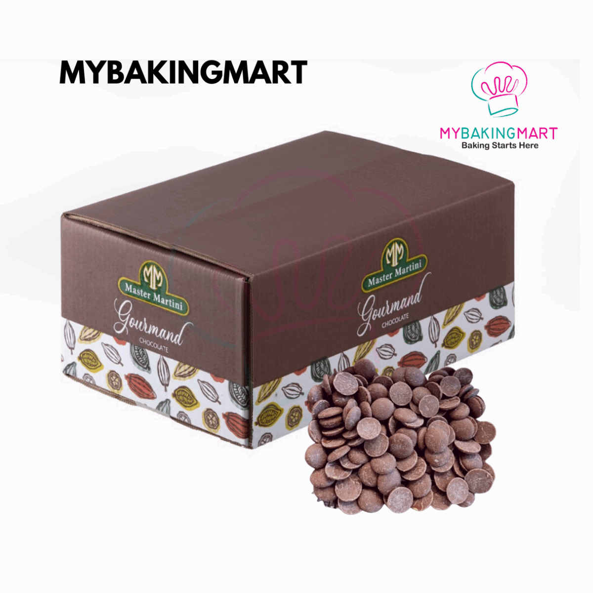Master Martini Milk 32% Button 250g / 500g / 1kg Couverture Chocolate - Image 4