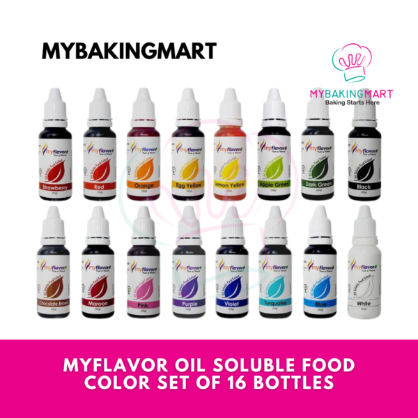 Myflavor Oil Soluble Food Colouring 25g (0.88oz)