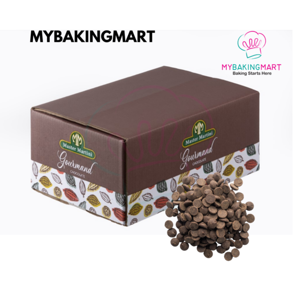 Master Martini Dark 54% Button 250g / 500g / 1kg Couverture Chocolate - Image 5