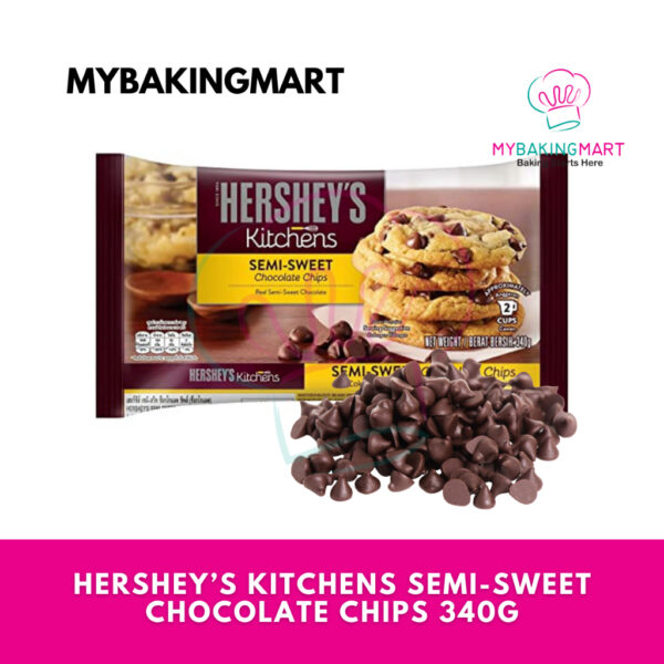 Hershey's Chips Semi Sweet Chocolate 340g