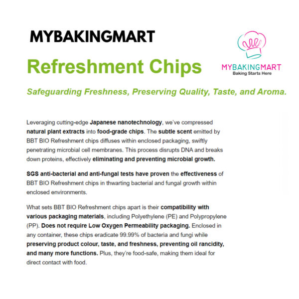 BBT BIO Refreshment Chips 1200pcs (Original Packaging) - Pengawet Makanan - Image 7