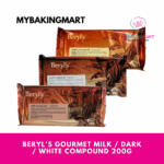 Beryl's Gourmet Milk / Dark / White / Strawberry Chocolate Compound Bar 200g - Image 6