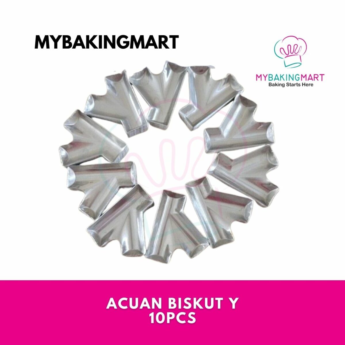 Acuan Biskut Y 10pcs/Set - Image 1