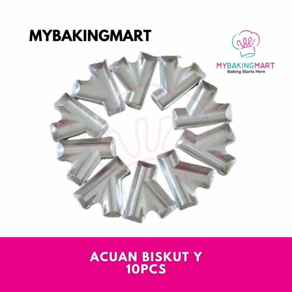 Acuan Biskut Y 10pcs/Set
