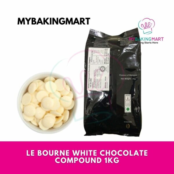 Le Bourne Chocolate Compound Coins (Dark / Milk / White) 1kg - Halal Coklat - Image 3