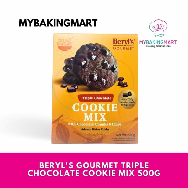 Beryl's Gourmet Chocolate Chip Cookies Mix / Double Chocolate Muffin Mix / Double Chocolate Chunk Brownie Mix 500g - Image 9