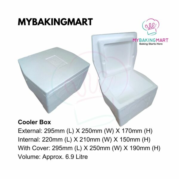 Polystyrene Box / Foam Box Cooler Box 6.9 Litre - Tong Ais - Image 2