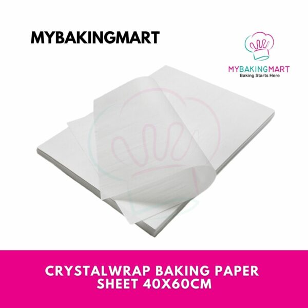 CrystalWrap Baking Paper Sheet 40x60cm (5pcs / 10pcs)