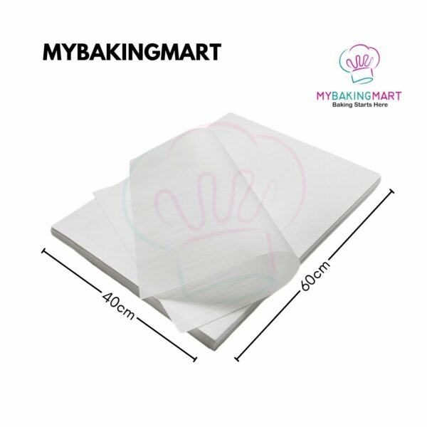 CrystalWrap Baking Paper Sheet 40x60cm (5pcs / 10pcs) - Image 3