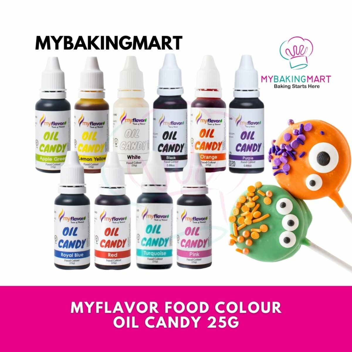 Myflavor Oil Candy Food Colouring 25g - Image 1