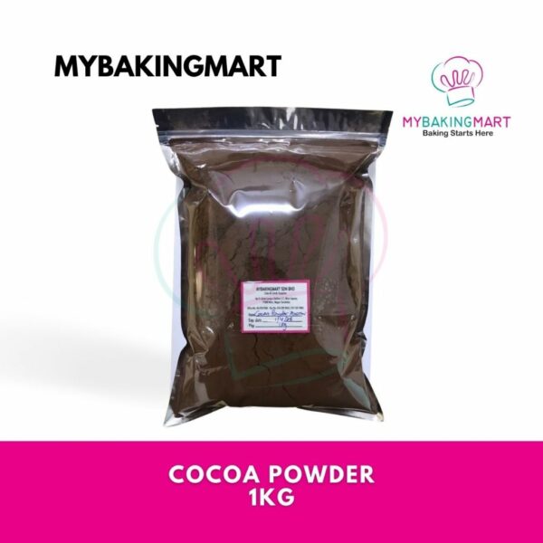 Masrani Alkalized Cocoa Powder 1kg (Repacked) - Serbuk Koko Halal