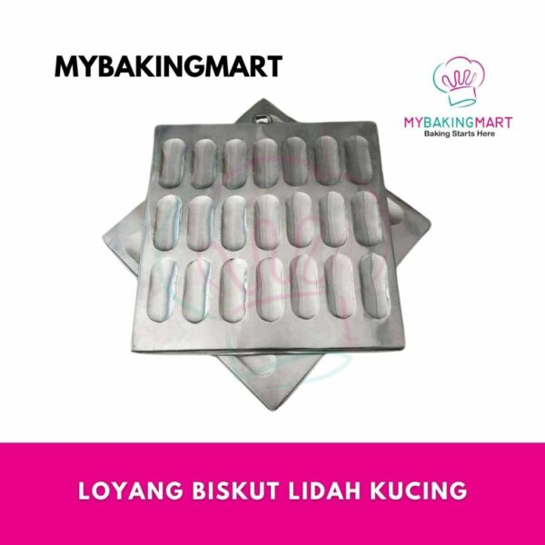 Loyang Lidah Kucing 26cm (10inch) - Acuan Biskut Lidah Kucing