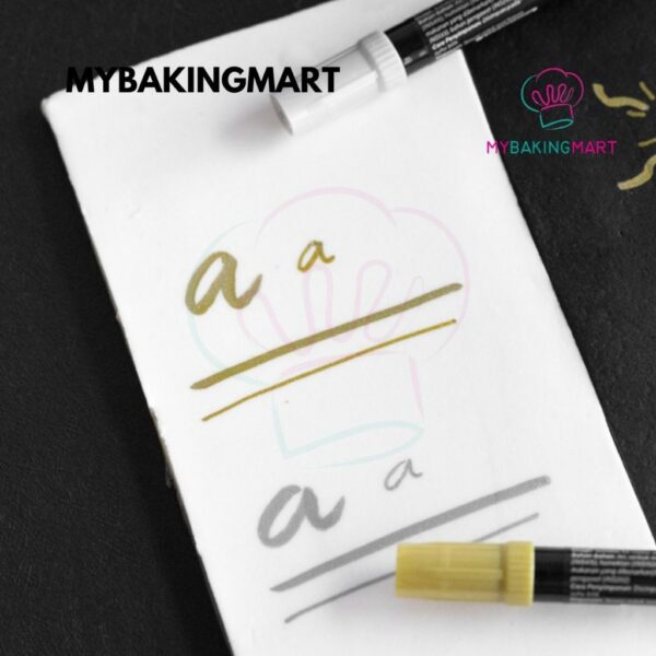 Myflavor Shimmer Brush Pen 3g Gold / Silver - Image 4