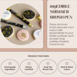 Myflavor Shimmer Brush Pen 3g Gold / Silver - Image 5