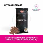 Lecker Chocolate Compound Coins 1kg - Dark / Milk / White - Image 3