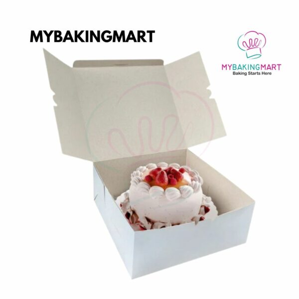 Cake Box White Plain - Image 2