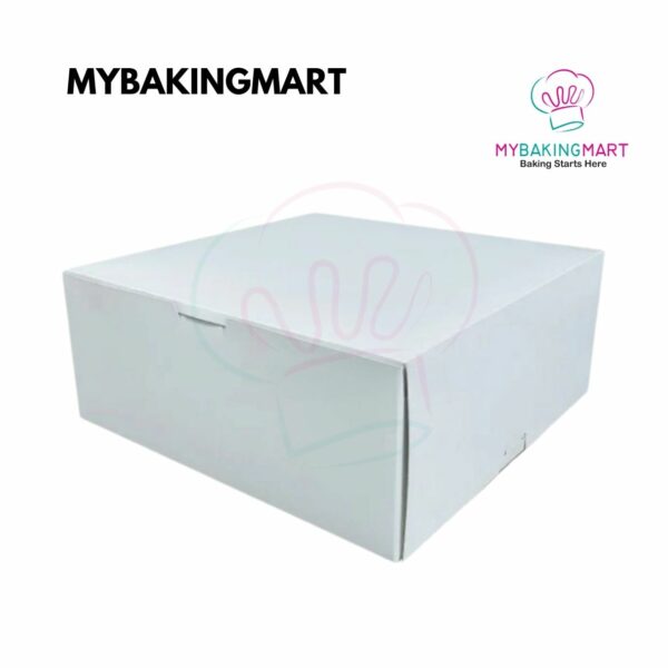 Cake Box White Plain - Image 3