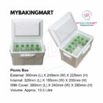 Polystyrene Box / Foam Box Picnic Box 13.5 Litre - Tong Ais - Image 2