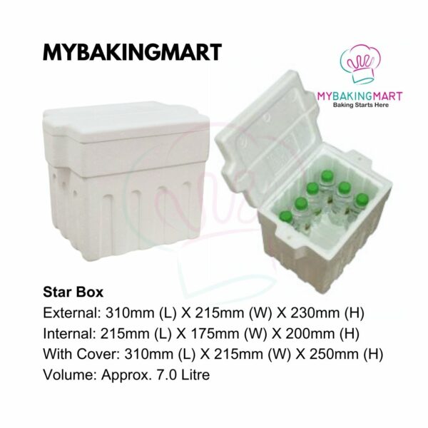 Polystyrene Box / Foam Box Star Box 7 Litre - Tong Ais - Image 2