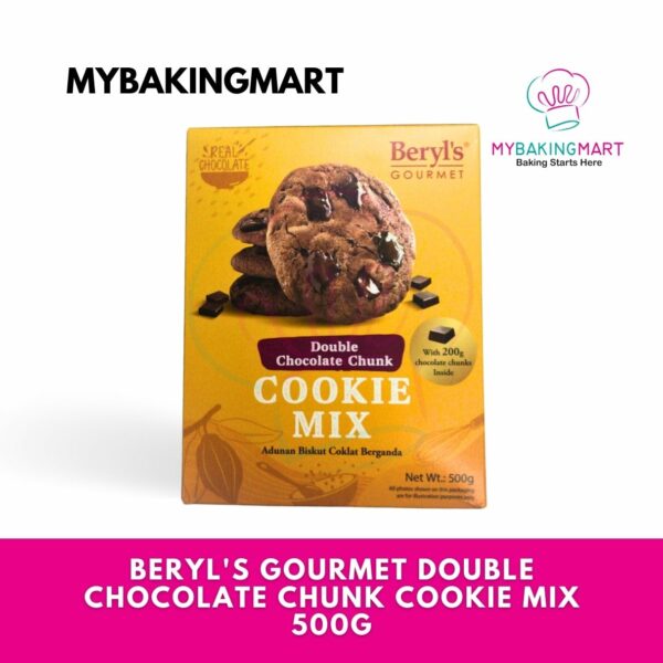 Beryl's Gourmet Chocolate Chip Cookies Mix / Double Chocolate Muffin Mix / Double Chocolate Chunk Brownie Mix 500g - Image 8