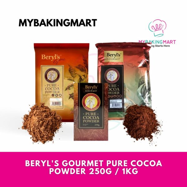Beryl's Gourmet Pure Cocoa Powder 250g / 1kg