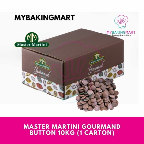 Master Martini Button 10kg (1 Carton) Milk / Dark Couverture Chocolate