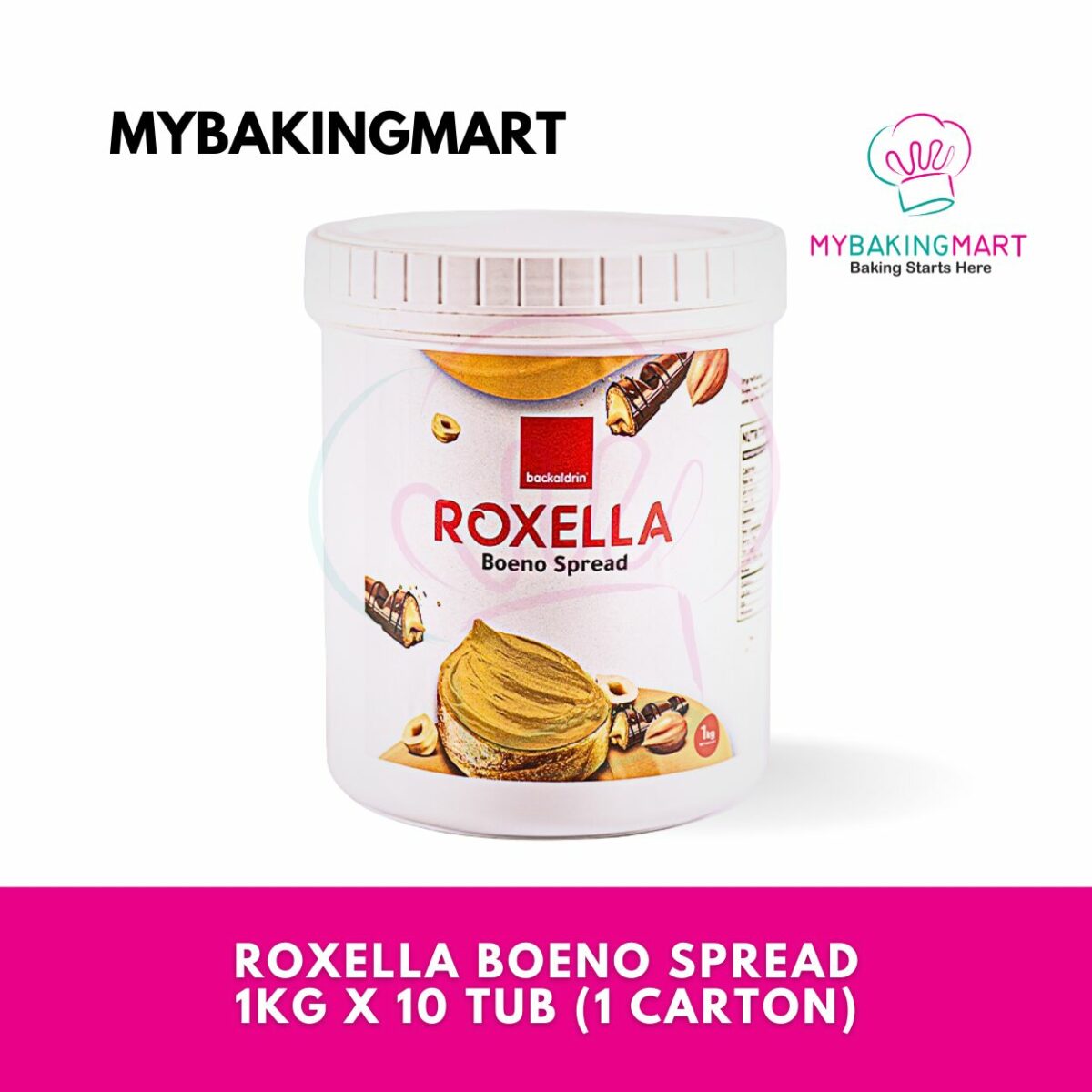 Roxella Boeno Spread 1kg x 10 (1 carton) - Image 1
