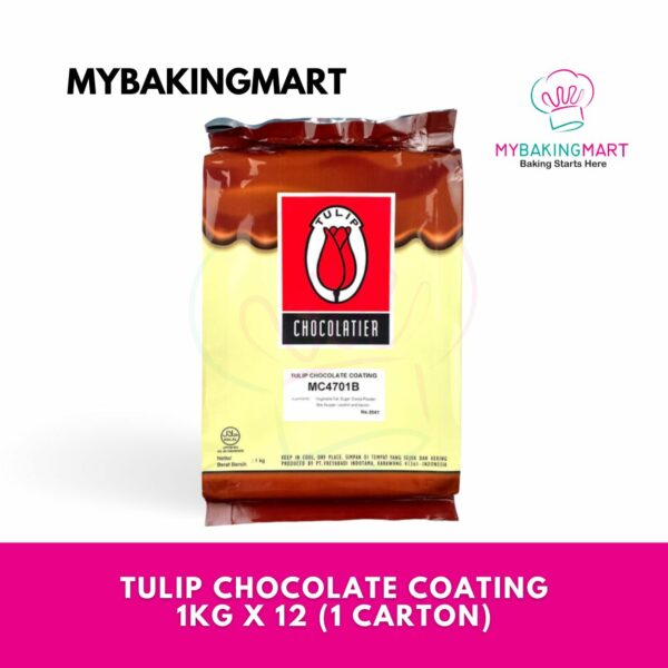Tulip Chocolate Coating 1kg x 12 (1 Carton)