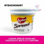 Lecker Hazelnut Chocolate Spread 3kg x 4 (1 Carton)