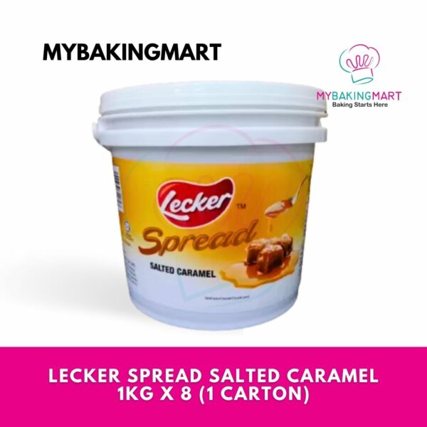 Lecker Salted Caramel Spread 1kg x 8 (1 Carton)