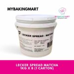 Lecker Matcha Spread 1kg x 8 (1 Carton)