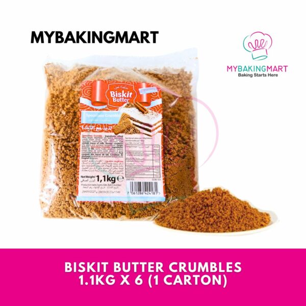 Biskit Butter Crumbles 1.1kg x 6 (1 Carton)