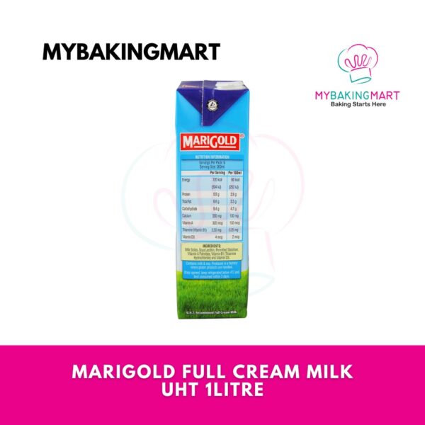 Marigold Full Cream Milk UHT 1Litre - Image 2