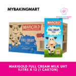 Marigold Full Cream Milk UHT 1 Litre x 12 (1 Carton)
