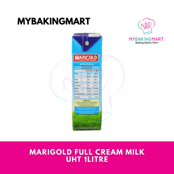 Marigold Full Cream Milk UHT 1 Litre x 12 (1 Carton) - Image 3