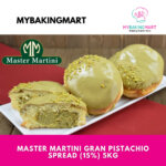 Master Martini Gran Pistachio 5KG 15% Spreadable Cream Cake Topping - Sapuan Pistachio Halal Sedap - Image 2
