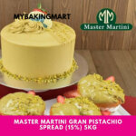 Master Martini Gran Pistachio 5KG 15% Spreadable Cream Cake Topping - Sapuan Pistachio Halal Sedap - Image 4