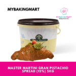 Master Martini Gran Pistachio 5KG 15% Spreadable Cream Cake Topping - Sapuan Pistachio Halal Sedap - Image 5
