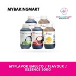 Myflavor Flavour/Emulco 500g - Perasa Pewarna Makanan - Halal Food Flavor Perisa Kuih Muih Vanila Pistachio