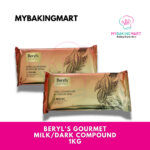 Beryl's Milk/Dark Compound Bar 1Kg