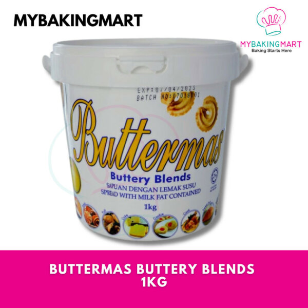 Mybakingmart | Buttermas Buttery Blends 1KG - Butter Halal Campuran